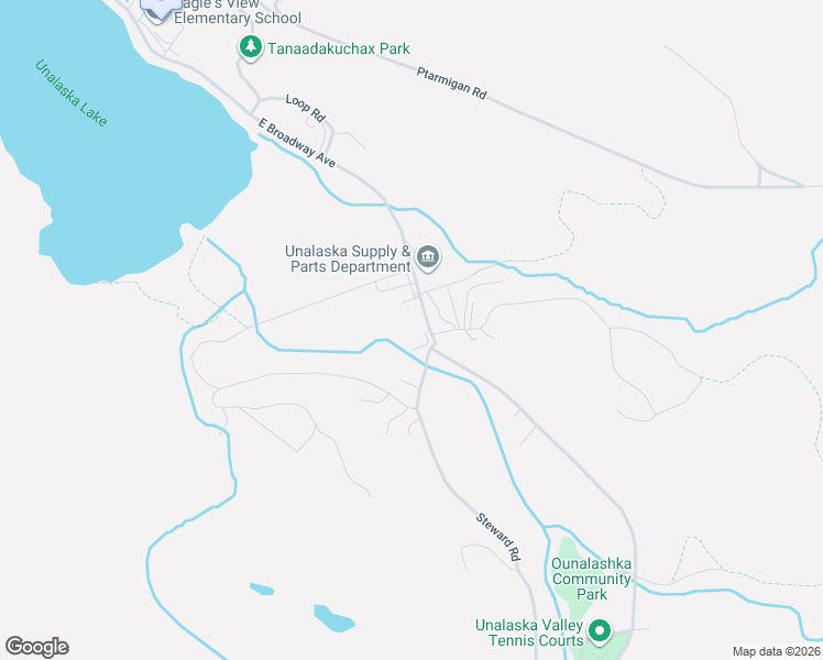 map of restaurants, bars, coffee shops, grocery stores, and more near 1070 East Broadway Avenue in Unalaska
