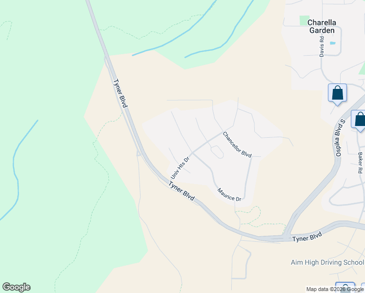 map of restaurants, bars, coffee shops, grocery stores, and more near 2485 Rowe Street in CPG
