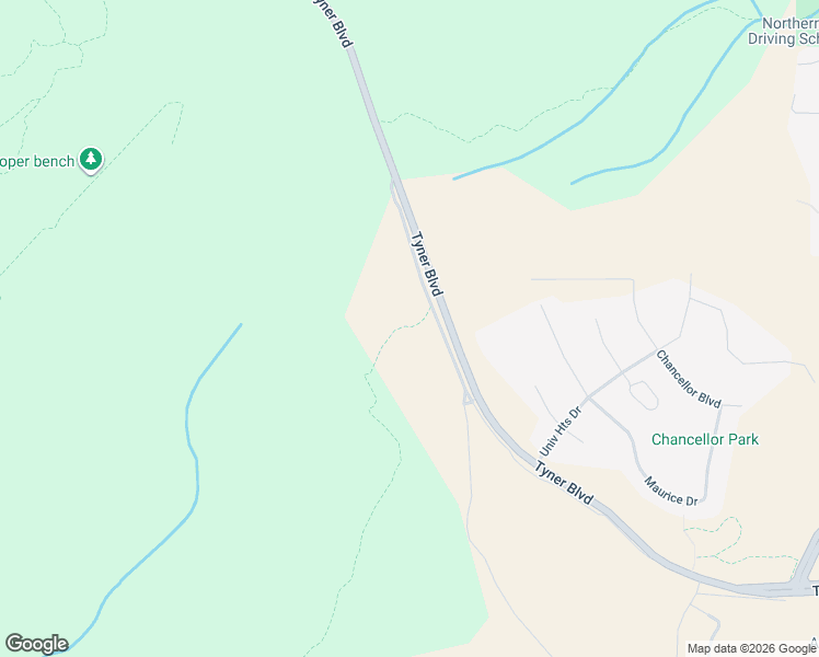 map of restaurants, bars, coffee shops, grocery stores, and more near 5000 Headlands Heights in Prince George