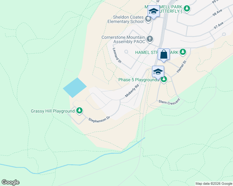 map of restaurants, bars, coffee shops, grocery stores, and more near 206 Mawdsley Crescent in Grande Cache