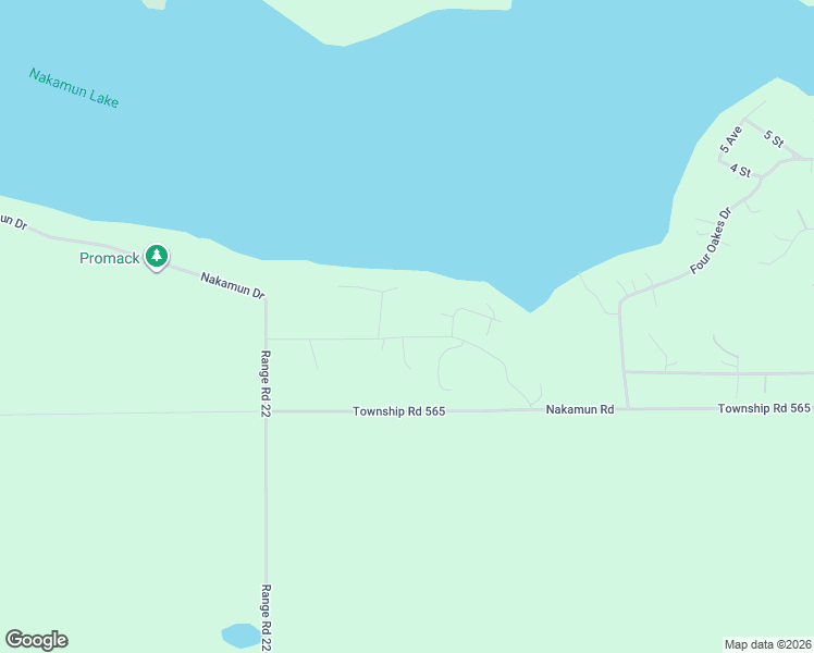 map of restaurants, bars, coffee shops, grocery stores, and more near Nakamun Road in Gunn