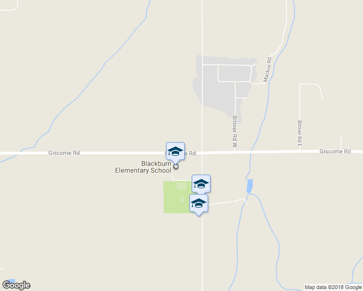 map of restaurants, bars, coffee shops, grocery stores, and more near 5430 Giscome Road in Prince George
