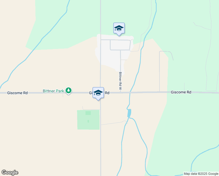 map of restaurants, bars, coffee shops, grocery stores, and more near 5606 Giscome Road in Prince George