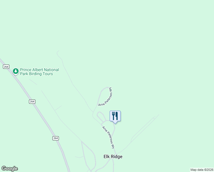 map of restaurants, bars, coffee shops, grocery stores, and more near Unnamed Road in Waskesiu Lake