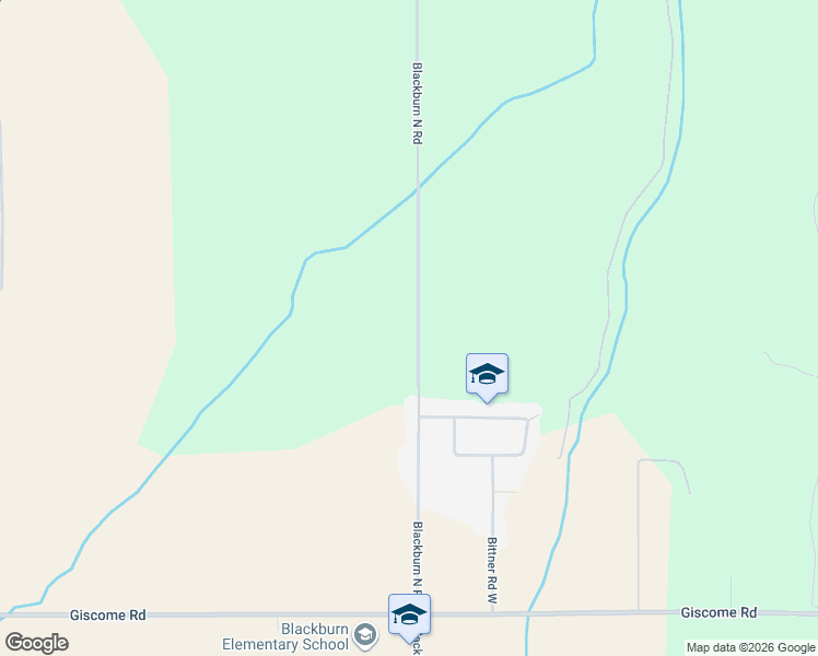 map of restaurants, bars, coffee shops, grocery stores, and more near 1533 Blackburn North Road in Prince George