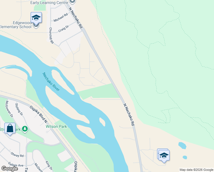 map of restaurants, bars, coffee shops, grocery stores, and more near 3900 Brink Court in CPG
