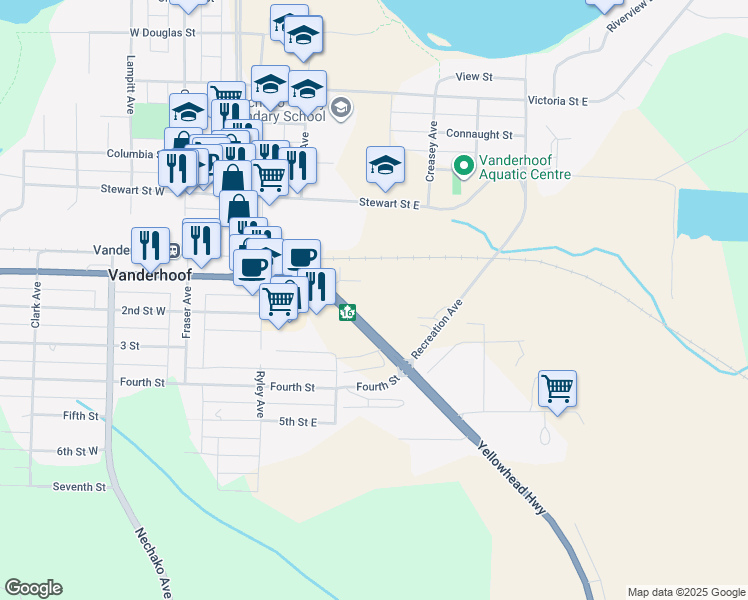 188 Stewart Street East, Vanderhoof BC Walk Score