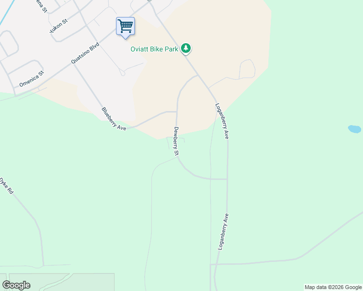 map of restaurants, bars, coffee shops, grocery stores, and more near 152 Dewberry Street in Kitimat
