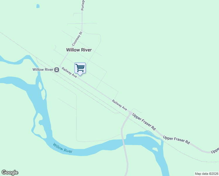 map of restaurants, bars, coffee shops, grocery stores, and more near in Prince George