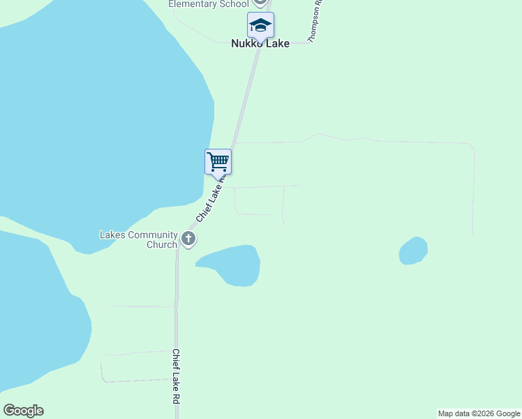 map of restaurants, bars, coffee shops, grocery stores, and more near 16220 Allen Road in Prince George