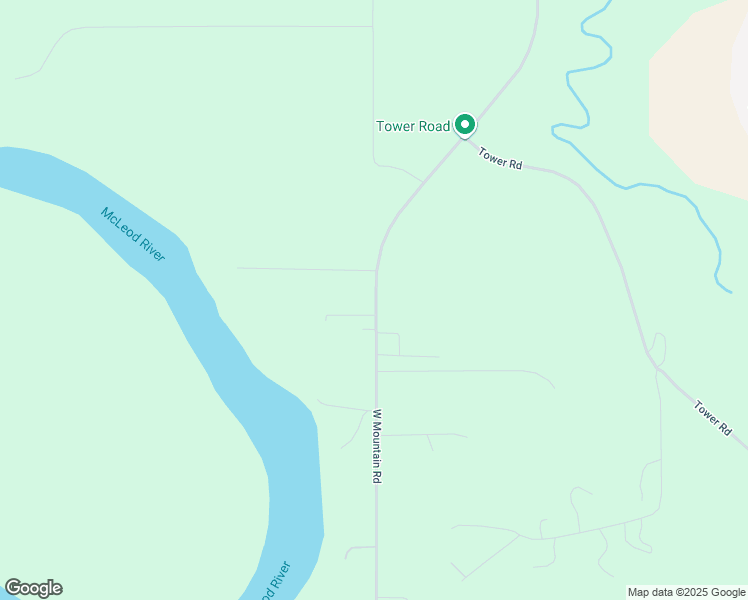 map of restaurants, bars, coffee shops, grocery stores, and more near West Mountain Road in Whitecourt