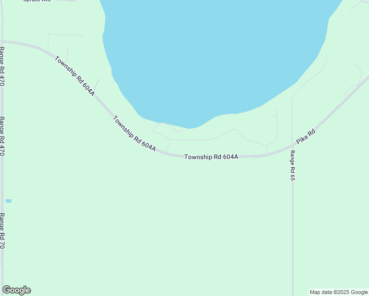 map of restaurants, bars, coffee shops, grocery stores, and more near Township Road 604 in Fort Kent