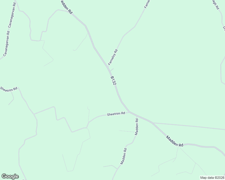 map of restaurants, bars, coffee shops, grocery stores, and more near 111 Madden Road in Armagh City, Banbridge and Craigavon