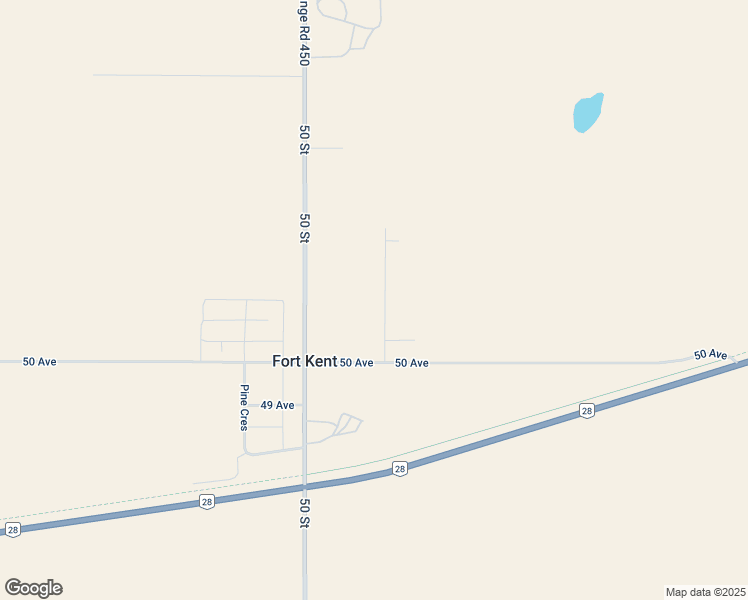 map of restaurants, bars, coffee shops, grocery stores, and more near Mariana Road in Fort Kent