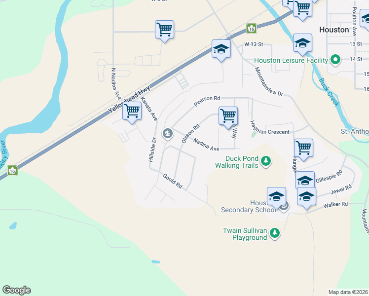 map of restaurants, bars, coffee shops, grocery stores, and more near 1982 Elliot Crescent in Houston