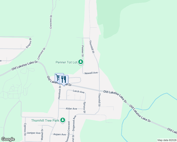 map of restaurants, bars, coffee shops, grocery stores, and more near 3566 Newell Avenue in Kitimat-Stikine