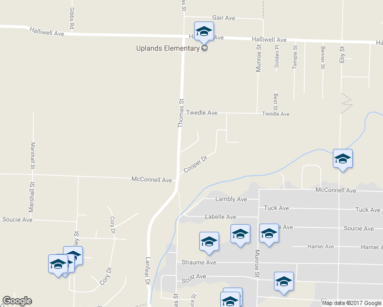 map of restaurants, bars, coffee shops, grocery stores, and more near 4947 Hundal Drive in Terrace
