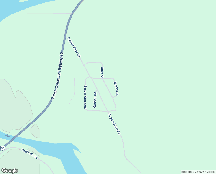 map of restaurants, bars, coffee shops, grocery stores, and more near 4698 Otter Street in Terrace