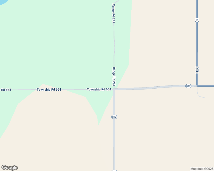 map of restaurants, bars, coffee shops, grocery stores, and more near Township Road 664 in South Baptiste
