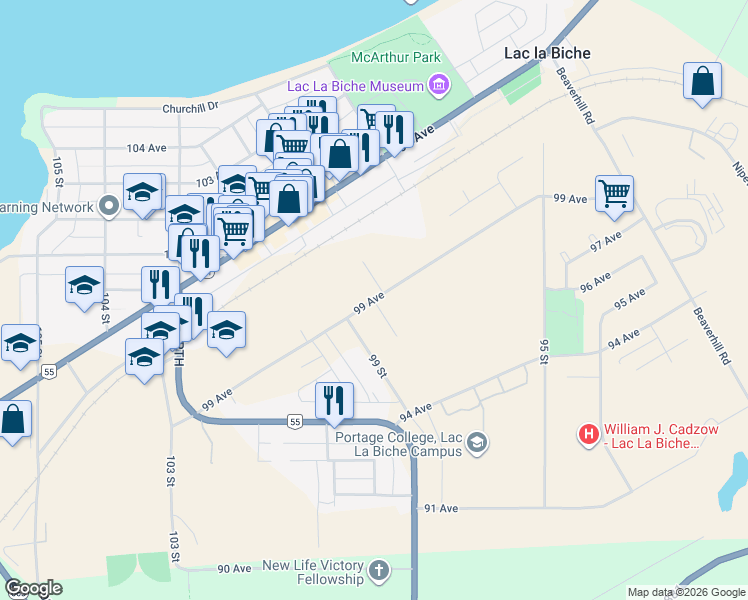 95119827 99 Avenue, Lac la Biche County AB Walk Score