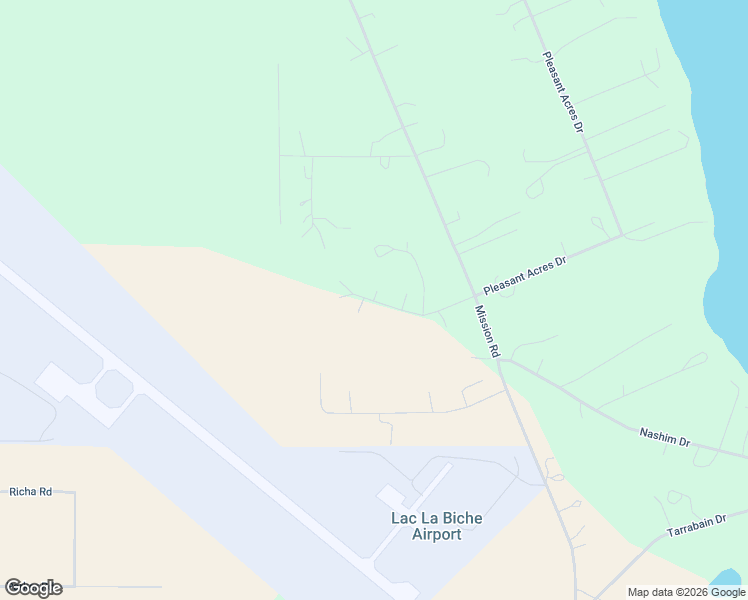 map of restaurants, bars, coffee shops, grocery stores, and more near 67062 Mission Road in Lac la Biche