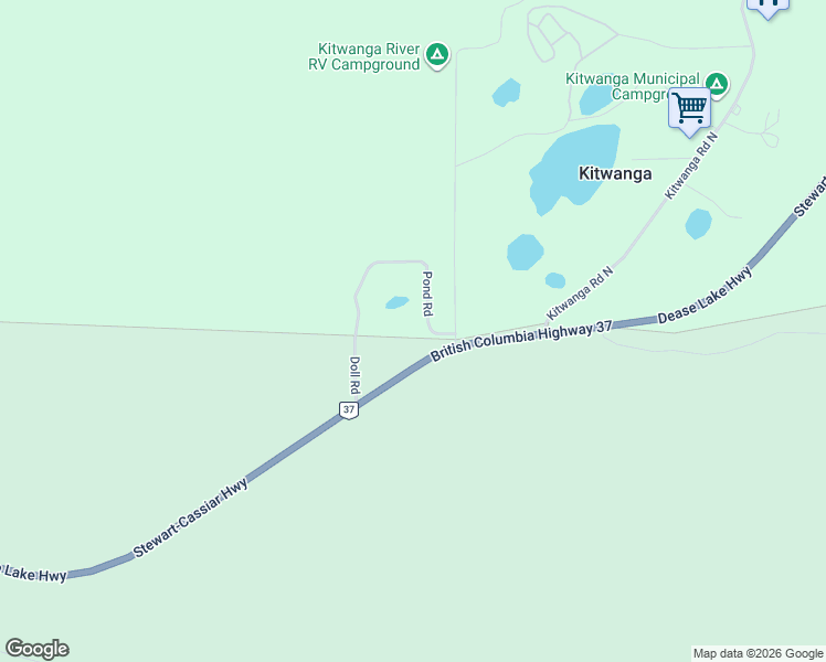 map of restaurants, bars, coffee shops, grocery stores, and more near in Kitwanga