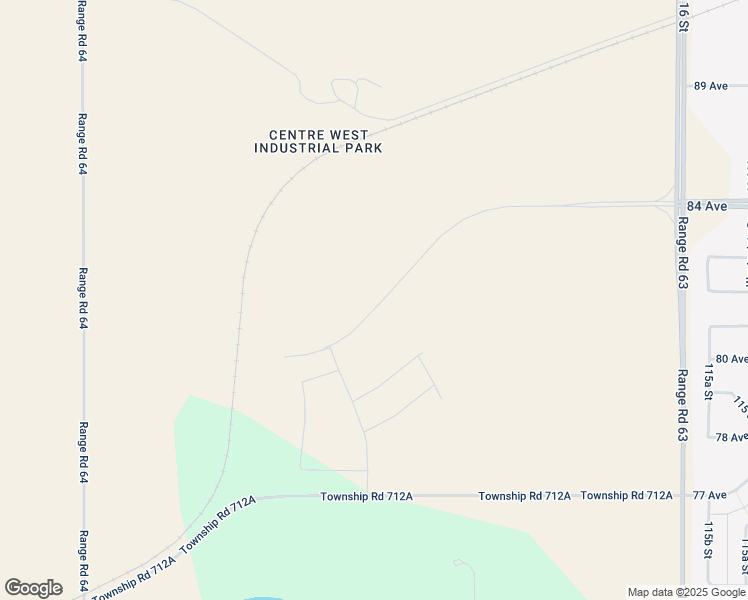 map of restaurants, bars, coffee shops, grocery stores, and more near Township Road 712A in Grovedale