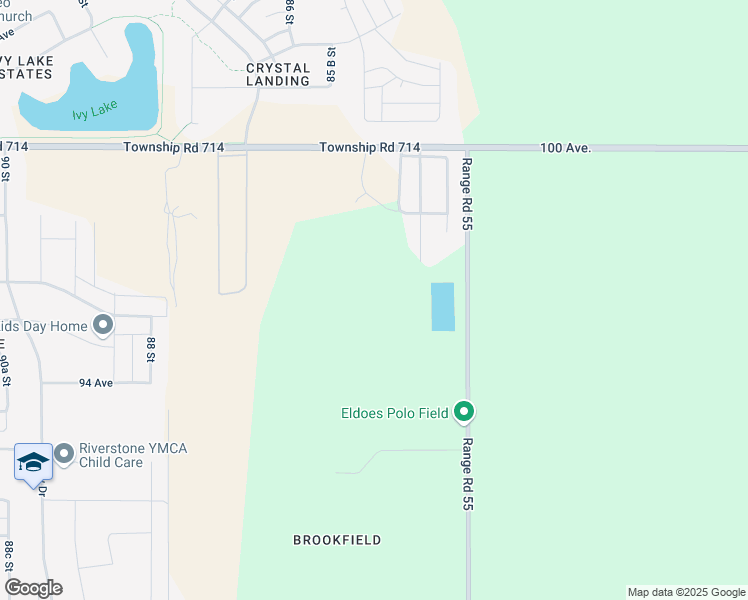 map of restaurants, bars, coffee shops, grocery stores, and more near 55011 Township Road 714 in Grande Prairie
