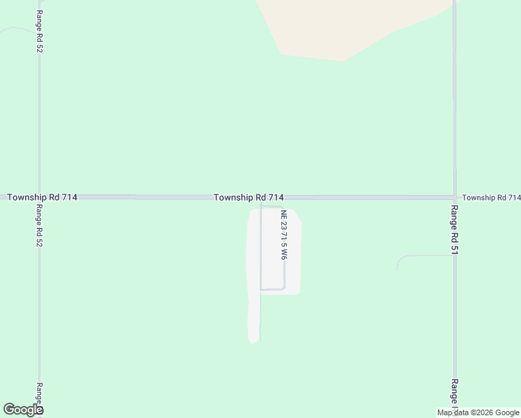 map of restaurants, bars, coffee shops, grocery stores, and more near 51025 B Township Road 714 in Clairmont