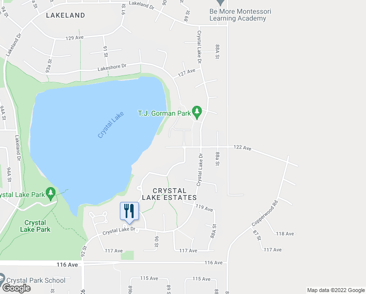 map of restaurants, bars, coffee shops, grocery stores, and more near 8674 122 Avenue in Grande Prairie