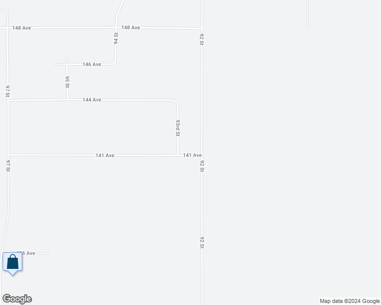map of restaurants, bars, coffee shops, grocery stores, and more near 12914 93rd Street in Grande Prairie