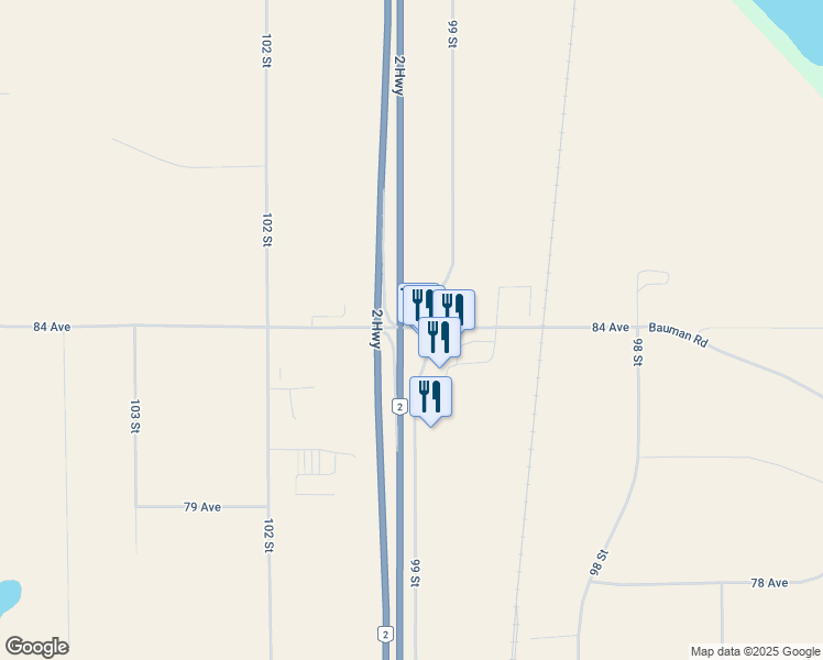 map of restaurants, bars, coffee shops, grocery stores, and more near in Clairmont