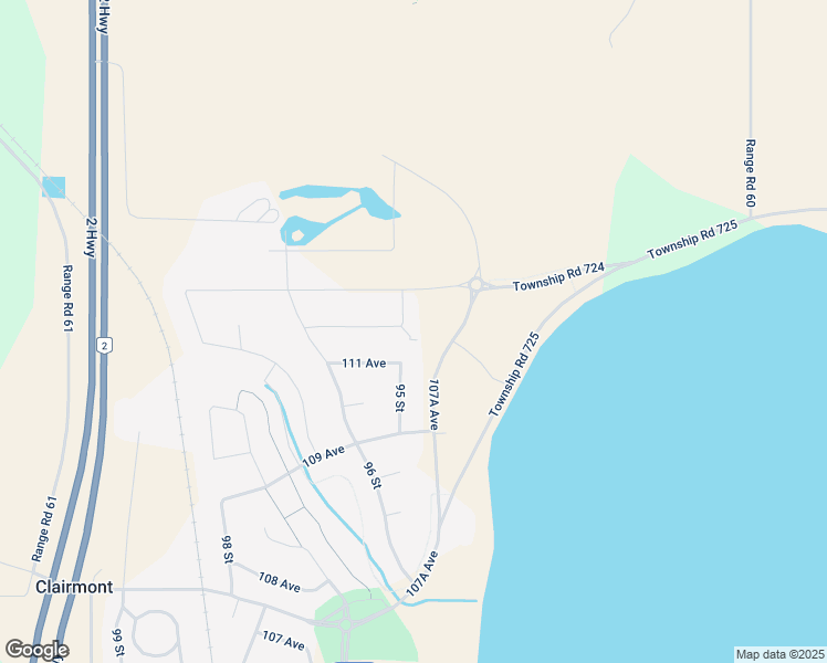 map of restaurants, bars, coffee shops, grocery stores, and more near 11017 95 Street in Clairmont