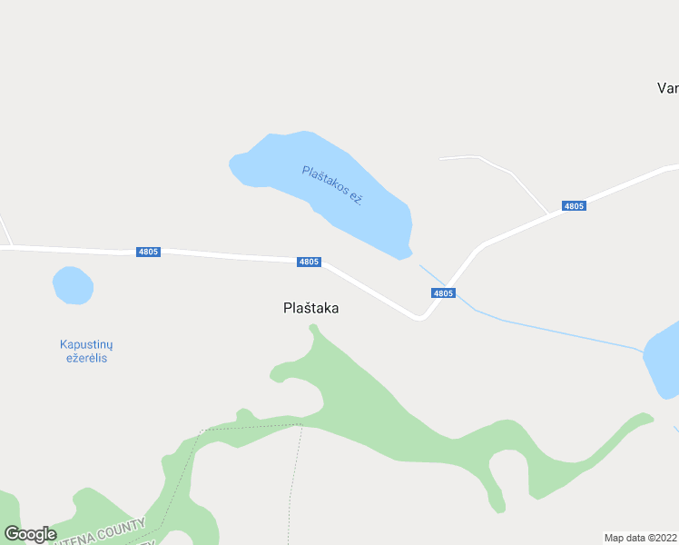 map of restaurants, bars, coffee shops, grocery stores, and more near 4805 in Anykščių rajono savivaldybė