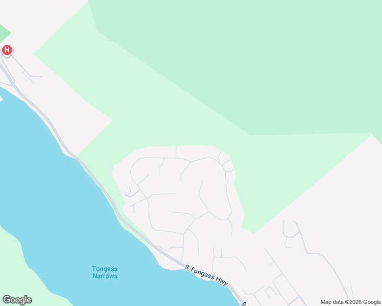 map of restaurants, bars, coffee shops, grocery stores, and more near 610 Forest Park Drive in Ketchikan
