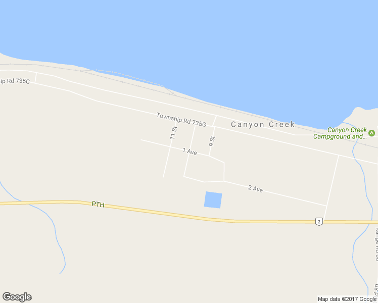 map of restaurants, bars, coffee shops, grocery stores, and more near 10 Street in Canyon Creek