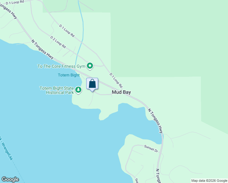 map of restaurants, bars, coffee shops, grocery stores, and more near 9487 North Tongass Highway in Ketchikan