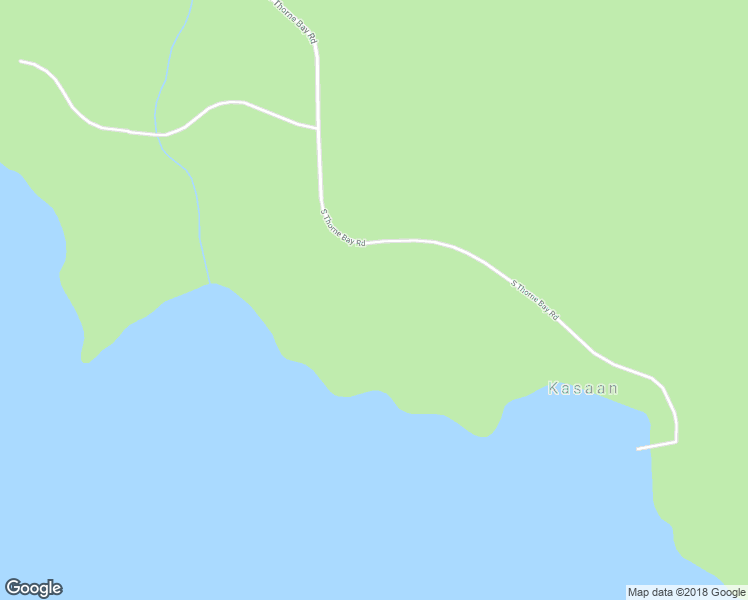 map of restaurants, bars, coffee shops, grocery stores, and more near Totem Park Trail in Kasaan