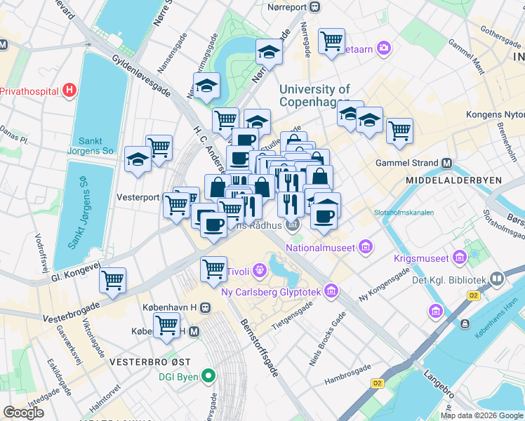 A location in Copenhagen - Walk Score