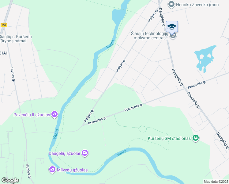 map of restaurants, bars, coffee shops, grocery stores, and more near in Šiaulių rajonas