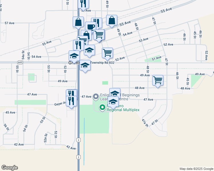 4801 50 Street, Grimshaw AB Walk Score