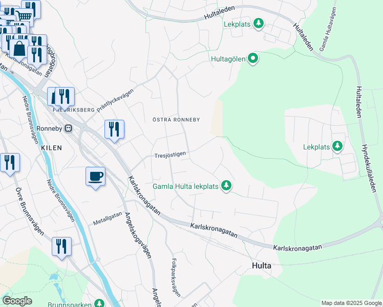 map of restaurants, bars, coffee shops, grocery stores, and more near in 