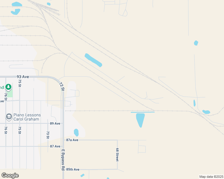 map of restaurants, bars, coffee shops, grocery stores, and more near 6812 Elevator Road in Fort St. John