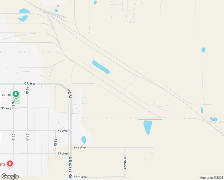 map of restaurants, bars, coffee shops, grocery stores, and more near 6812 Elevator Road in Fort St. John