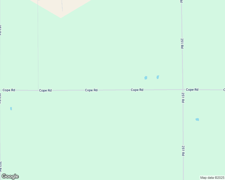 map of restaurants, bars, coffee shops, grocery stores, and more near Cope Road in Peace River