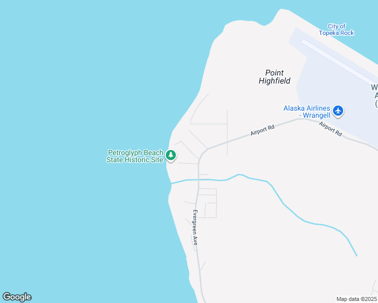 map of restaurants, bars, coffee shops, grocery stores, and more near 107 5th Avenue in Wrangell