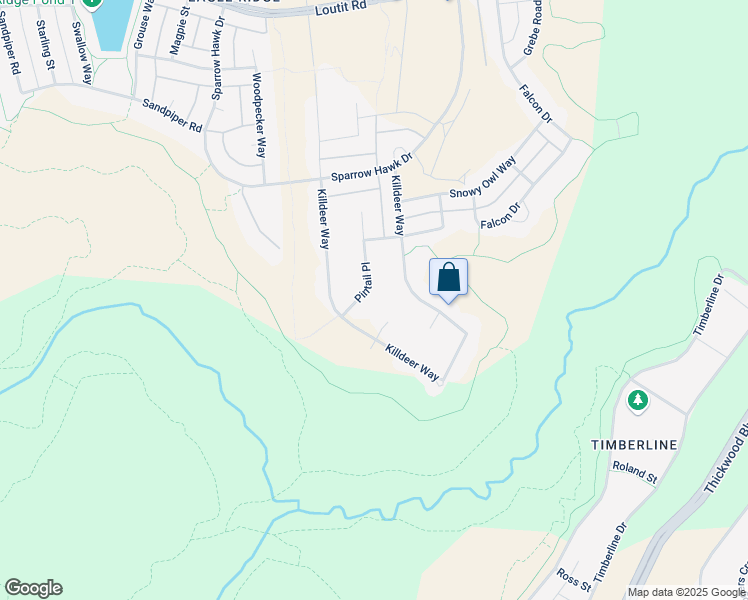 map of restaurants, bars, coffee shops, grocery stores, and more near 121 Pintail Place in Fort McMurray