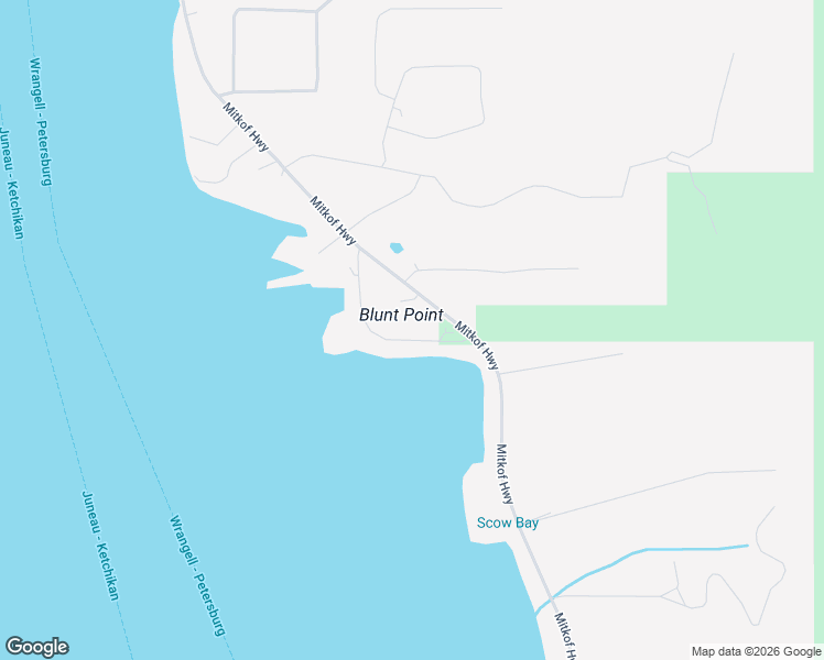 map of restaurants, bars, coffee shops, grocery stores, and more near 119 Scow Bay Loop Road in Petersburg