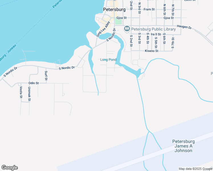 map of restaurants, bars, coffee shops, grocery stores, and more near 455-497 Lumber Street in Petersburg