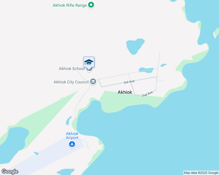map of restaurants, bars, coffee shops, grocery stores, and more near in Akhiok